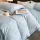 Class A carved milk velvet four-piece set in winter double-sided velvet thickened quilt cover sheet coral velvet warm bedding 4