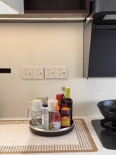 Spice Rack Storage Rack Rotating Kitchen Home from Yomiego