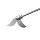 Scissors stainless steel anchor folding stirring small bottle paddle beaker crescent stirring mouth paddle laboratory 304