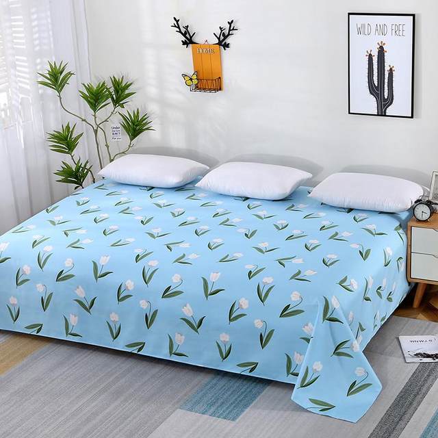 Rural kang single piece 3 meters 4 meters tatami double large size bed sheet thickened four-season style universal fresh Japanese style