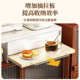 A raw desktop coffee machine storage rack elevated water bar metal countertop cup tea cup drawer storage rack
