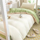 High school student dormitory solid color bed sheet three-piece set bed quilt mattress mattress pillow four and six pieces set full set