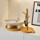 Cream style ins door entrance entrance key storage rabbit ornaments high-end bedroom makeup jewelry storage