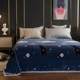Winter flannel sheets single piece plus velvet thickened coral velvet mattress bed milk crystal fleece blanket sheet