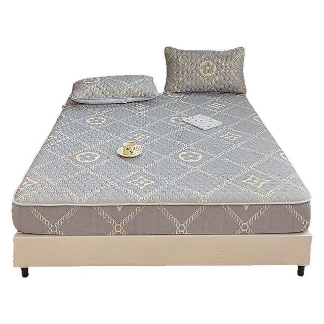 Thai latex mat three-piece set ice silk sheet summer washable student dormitory single mattress air conditioning mat