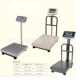English version 150kg/300kg/500kg electronic table with guardrail, electronic metering table is called electronic scale