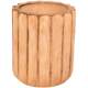 Thai solid wood pen holder desktop stationery pen holder wooden storage box storage desk large capacity round pen holder