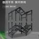 Open-door type simple wardrobe with no installation and folding stacked thick steel butler 25 bedroom rental house easy to hang storage