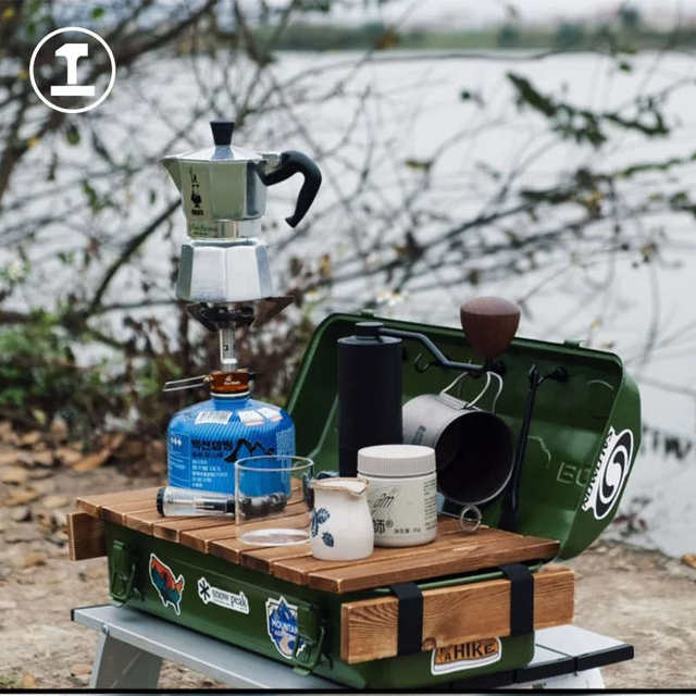 Nenggong small iron box metal tool box camping picnic storage box household storage box iron hardware iron box