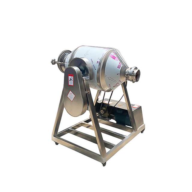 Powder mixer waist drum stainless steel mixer small commercial mixer chemical powder food mixer