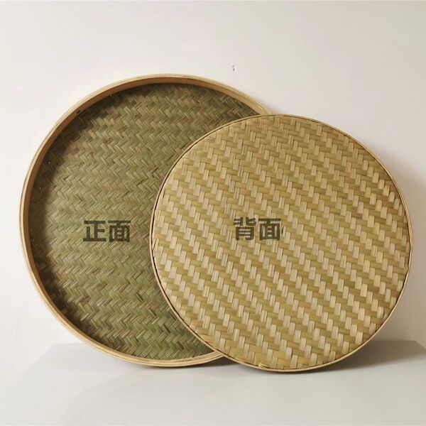 大号蒸笼商用包子蒸笼蒸屉竹蒸笼屉格竹子竹制编家用馒头铝蒸笼屉
