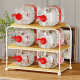 Children's study desk bookshelf office desktop storage rack multi-layer desk storage rack layer large capacity