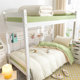 High school student dormitory solid color bed sheet three-piece set bed quilt mattress mattress pillow four and six pieces set full set