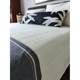 Exported to Europe and the United States, sweat-absorbent and breathable non-slip thickened cotton honeycomb solid color double bed sheets, cotton plain color single product