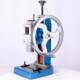 Hand-crank punching machine industrial grade turntable punching machine desktop disc press rivet opening hole 1t punching and unloading machine