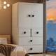 Simple wardrobe deepened and thickened extra-large storage household children's clothes storage cabinet wardrobe