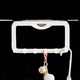 Door rear hook without punching door back type coat hook storage rack bedroom bathroom traceless storage rack door hanging rack