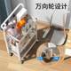 No installation folding kitchen storage rack floor-standing multi-layer vegetable basket baby supplies storage rack trolley movable