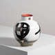 Rzone creative new Chinese-style handmade ceramic vase medieval study tea room storage soft decoration high-end ornaments