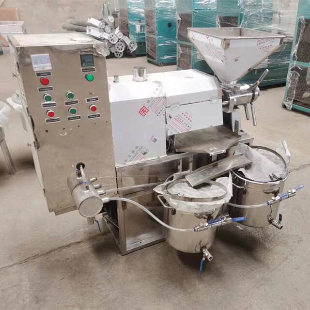 Commercial automatic spiral oil press 70 type machine flower machine full press lettuce seeds Stainless steel oil press