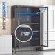 Kitchen storage rack multi-layer pot floor-standing household microwave storage cabinet side cabinet cabinet storage cabinet with cabinet door
