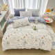 Korean ins pastoral girl lace wash cotton four-piece set bed sheet student quilt cover dormitory three-piece set bed sheet style