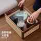 ZHUTU tea table cup storage basket solid wood surface multi-layer storage rack tea table living room tea set storage ZNL2