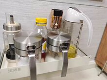 Spice Rack Wall-mounted Storage Rack No-drill Kitchen from Yomiego