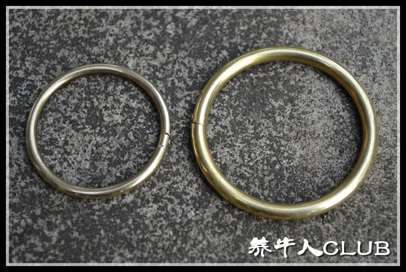 CATTLEMEN PRODUCE EXQUISITE PURE COPPER KEY RING OPENING RING DIY INCISION KEY CHAIN QUALITY AND DURABLE