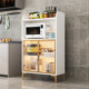 Sideboard Modern simple storage cabinet Light luxury kitchen microwave oven Household storage rack Living room wall storage cabinet