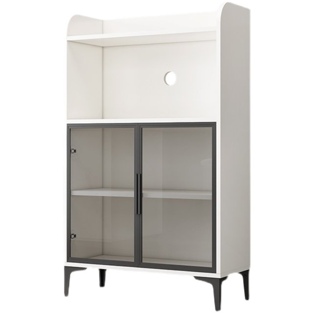 Sideboard Modern simple storage cabinet Light luxury kitchen microwave oven Household storage rack Living room wall storage cabinet