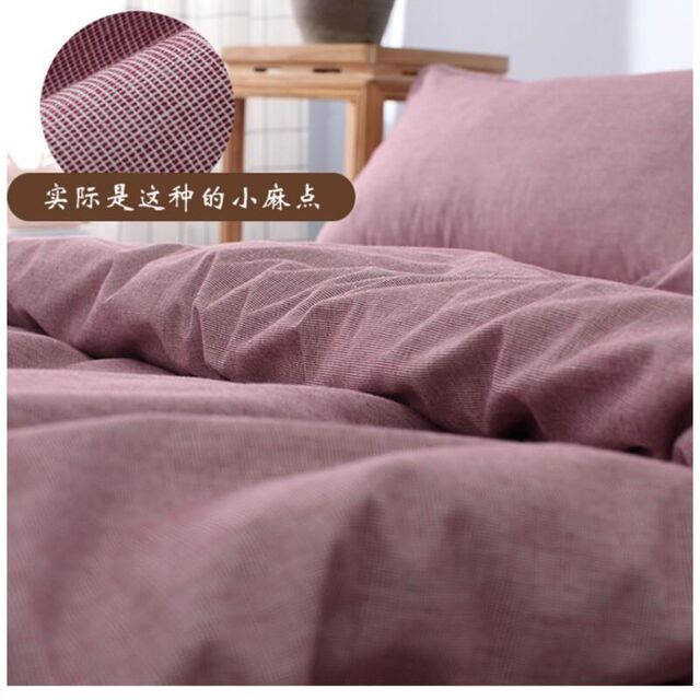 Encrypted thickened combed cotton pure gray coarse cloth sheet old cloth Z linen single piece