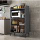 Sideboard Modern simple storage cabinet Light luxury kitchen microwave oven Household storage rack Living room wall storage cabinet