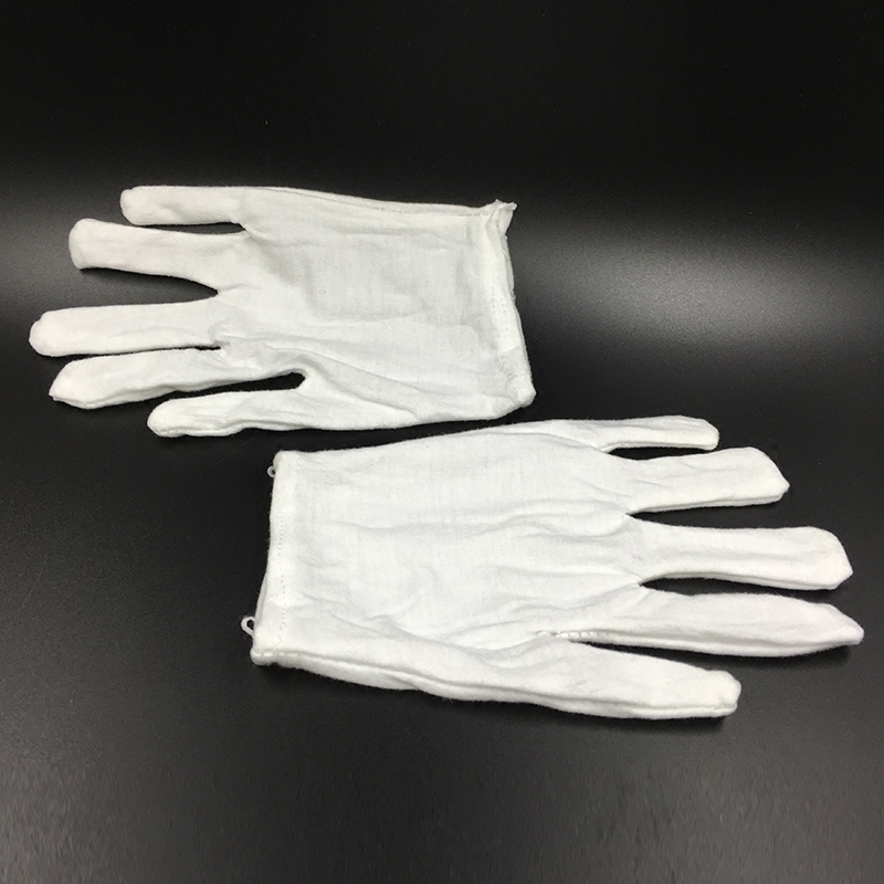 COTTON GLOVES COTTON WHITE CEREMONIAL THICKENED GLOVES PLATE RAISING PULP PLAY BUDDHA BEADS PLAY COTTON