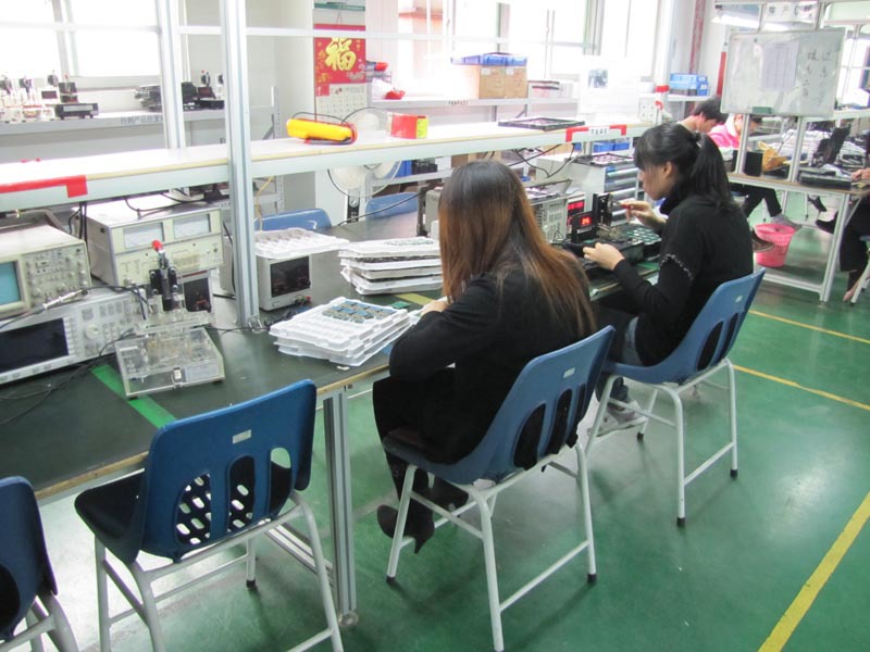 hard working QC staff