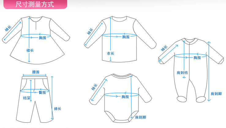 尺码测量方式（3）