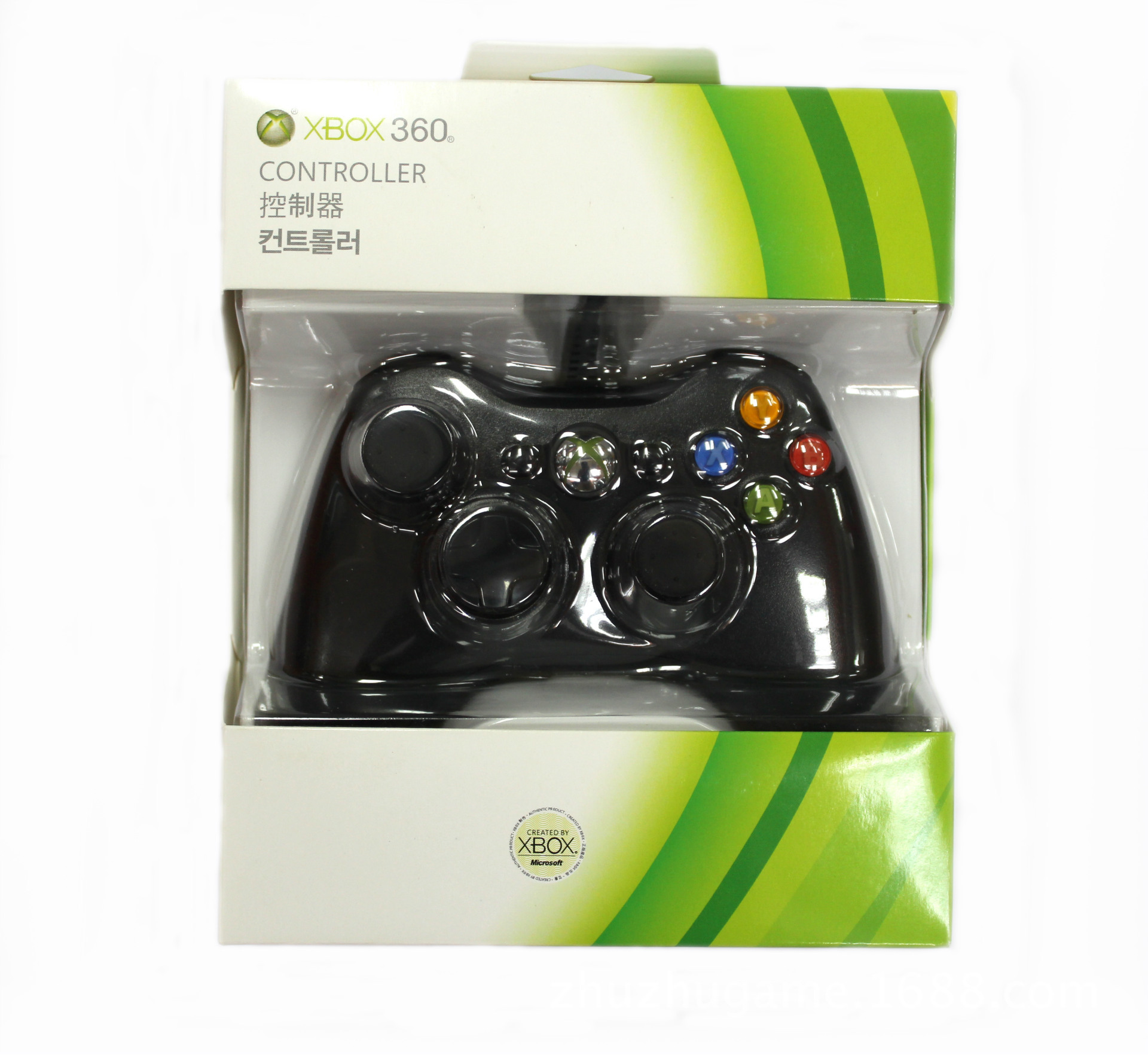 xbox360 wired controller-black