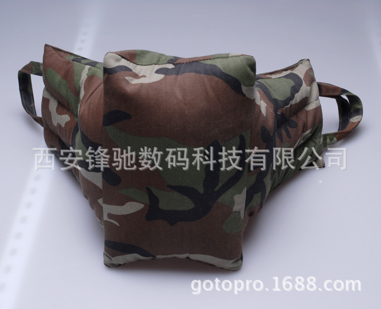 长枪短炮车载迷彩豆袋炮枕