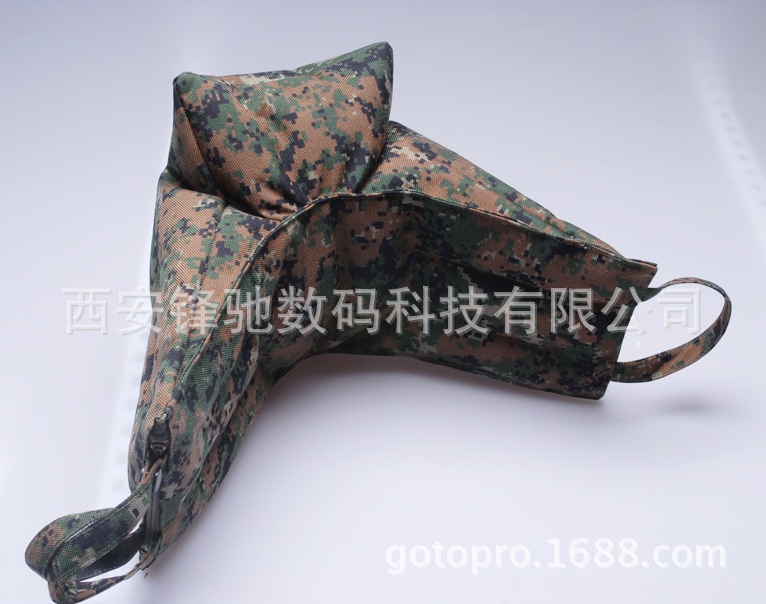 长枪短炮车载迷彩豆袋炮枕