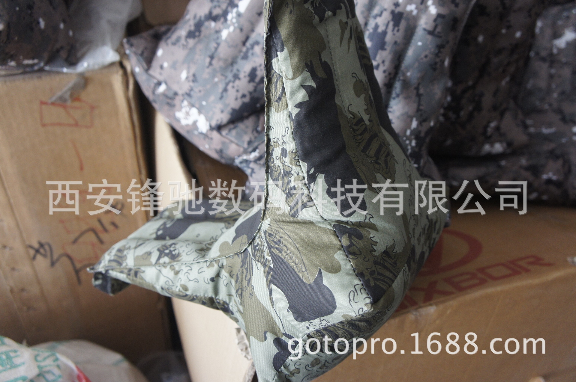 长枪短炮车载迷彩豆袋炮枕