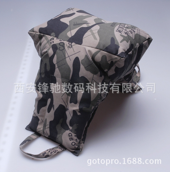 长枪短炮车载迷彩豆袋炮枕