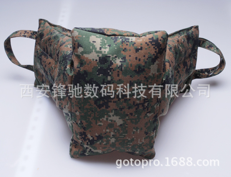 长枪短炮车载迷彩豆袋炮枕