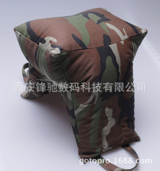 长枪短炮车载迷彩豆袋炮枕