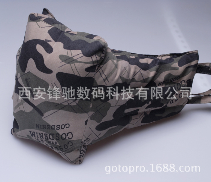 长枪短炮车载迷彩豆袋炮枕