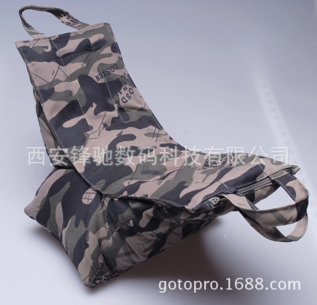 长枪短炮车载迷彩豆袋炮枕