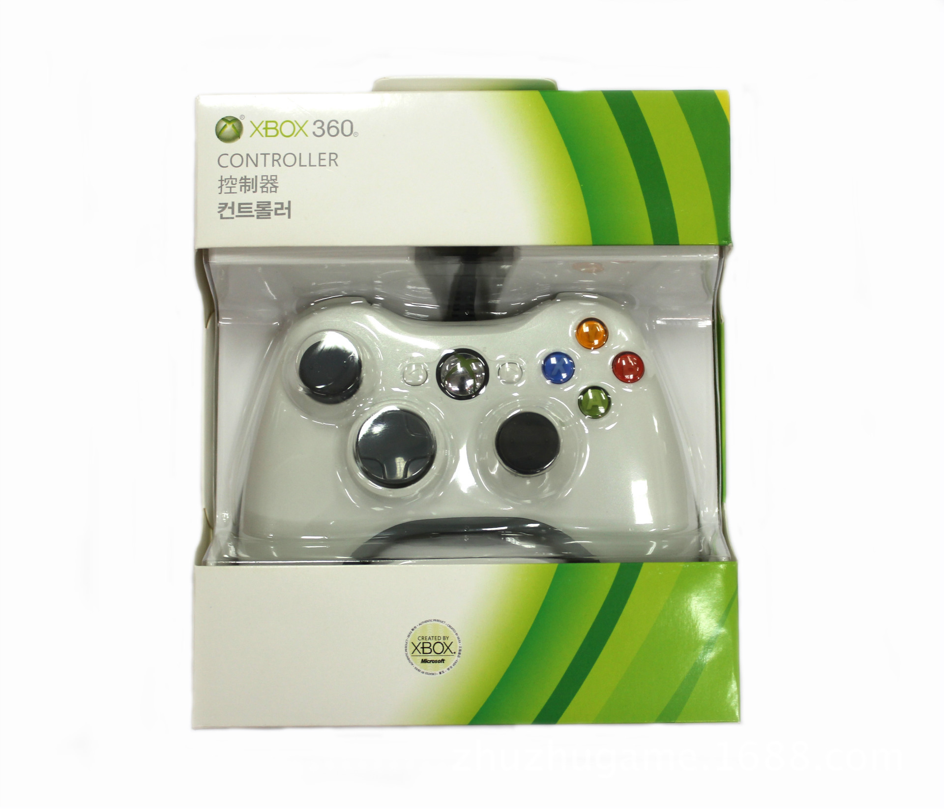 xbox360 wired controller-white