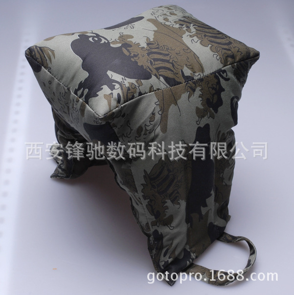 长枪短炮车载迷彩豆袋炮枕