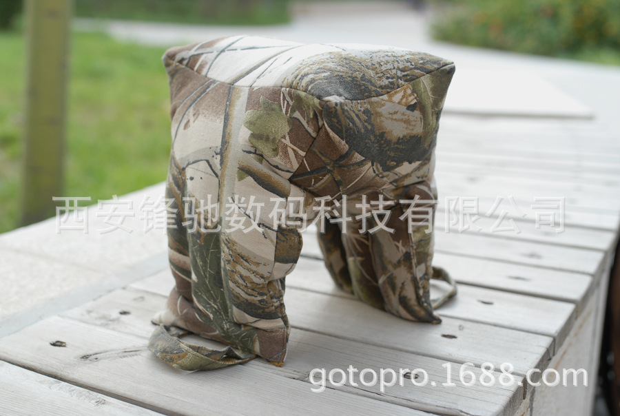 长枪短炮车载迷彩豆袋炮枕