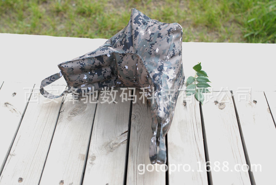 长枪短炮车载迷彩豆袋炮枕