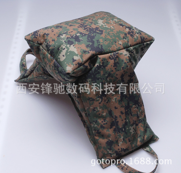 长枪短炮车载迷彩豆袋炮枕